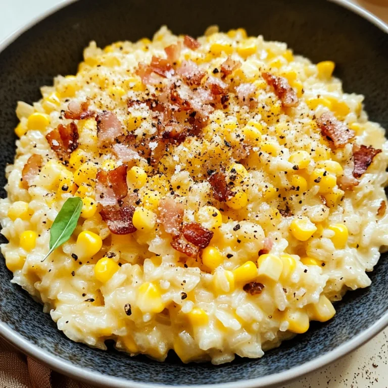 Sweet Corn Risotto