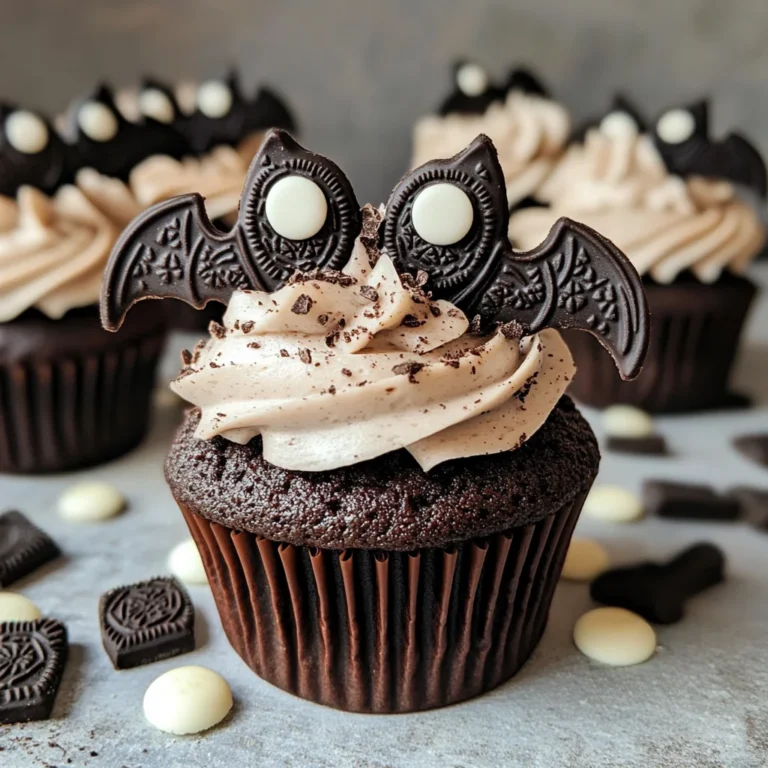 Vegan Oreo Bat Cupcakes