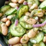 White Bean and Cucumber Dill Salad