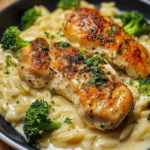 Creamy Chicken Broccoli Orzo Recipe