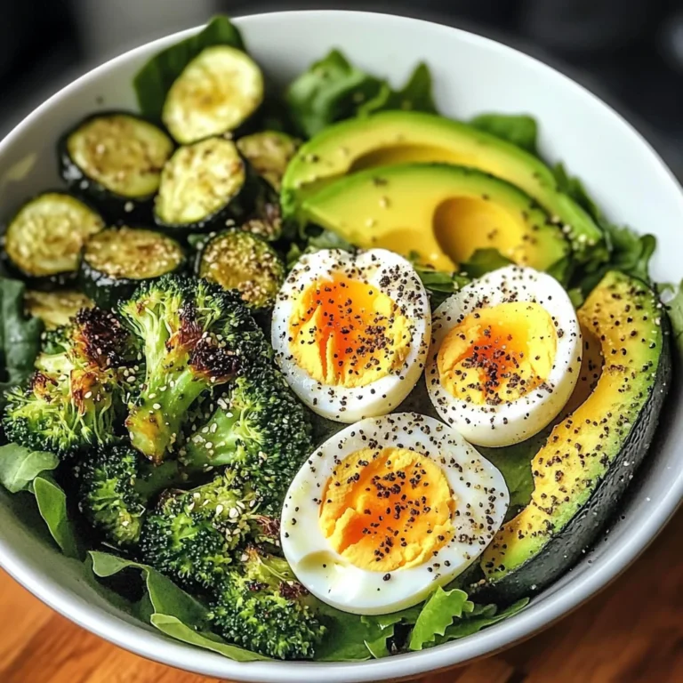 Jammy Egg Power Bowl with Roasted Veggies & Avocado