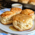 Apple Biscuits with Honey Butter Glaze