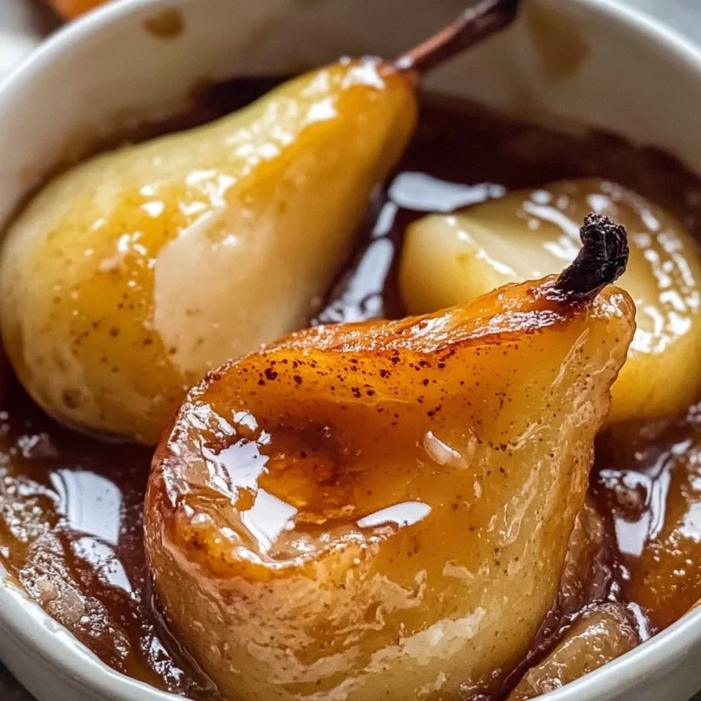 Baked Pears with Brown Sugar and Butter