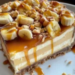 Banana Caramel Nut Cheesecake Recipe - Easy & Tasty