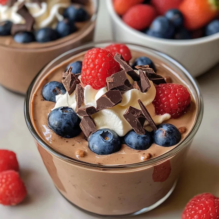 Chocolate Protein Pudding Recipe