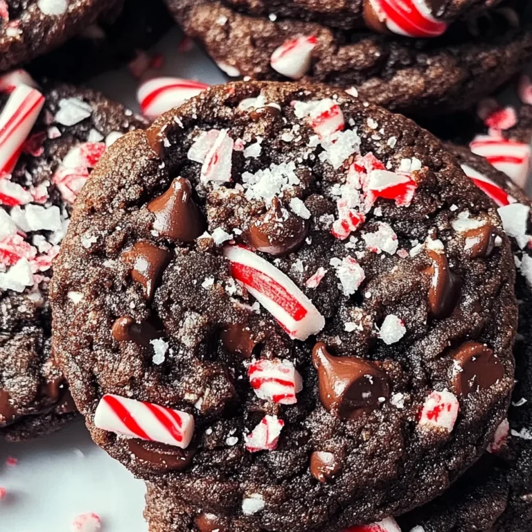 Double Chocolate Peppermint Cookies