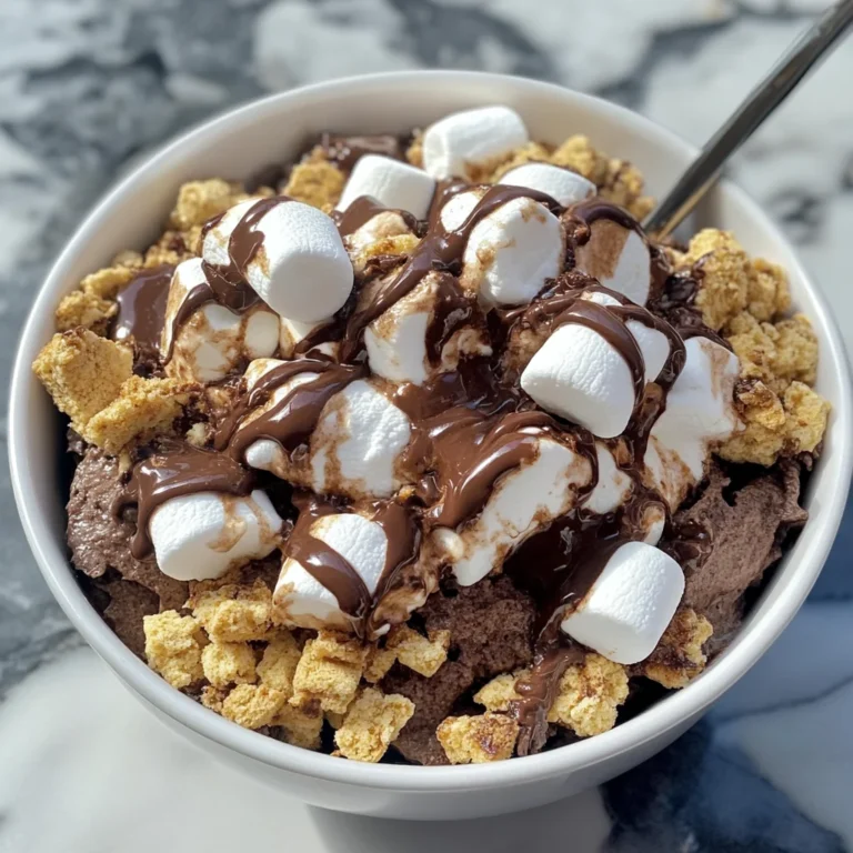 Double Chocolate Protein ;mores Bowl is the Best Protein-Packed Treat