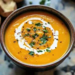 Easy Butternut Squash and Sweet Potato Soup
