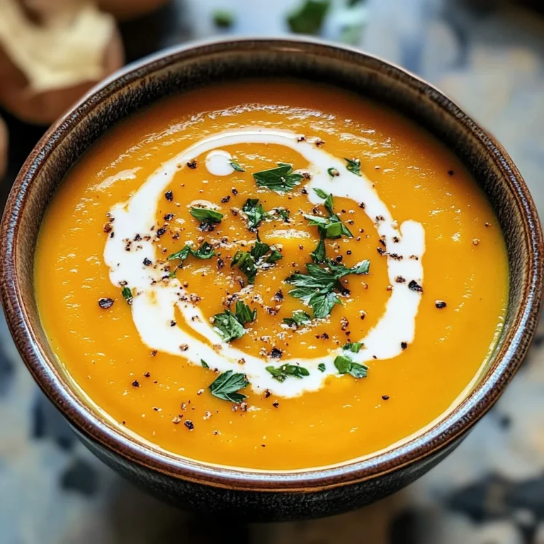 Easy Butternut Squash and Sweet Potato Soup
