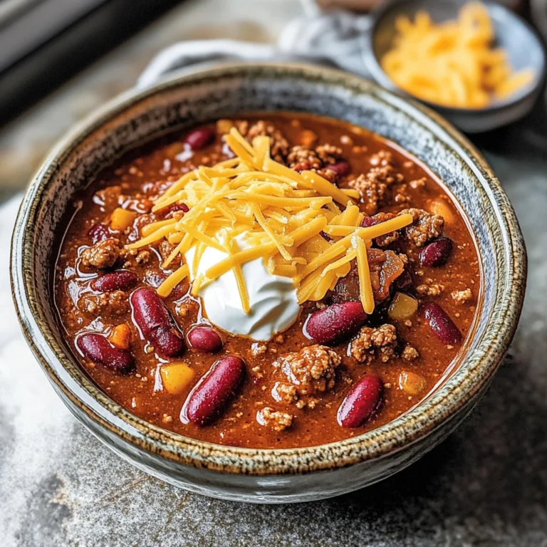 Easy Homemade Chili