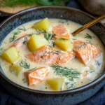 Finnish Salmon Soup (Lohikeitto)