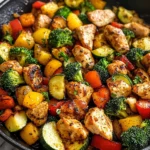 Healthy Chicken and Vegetables Skillet