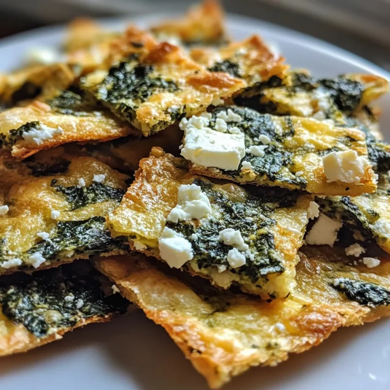 Irresistible Mediterranean Spinach and Feta Cheese Crisps in 30 Minutes