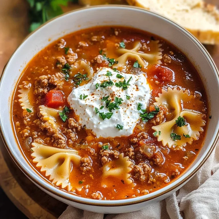 Lasagna Soup