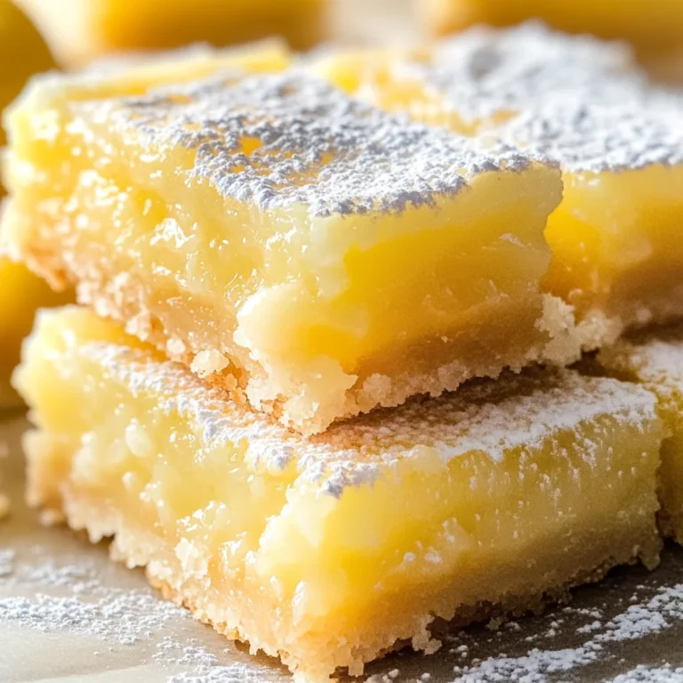 Lemon Bars (with Shortbread Crust!)