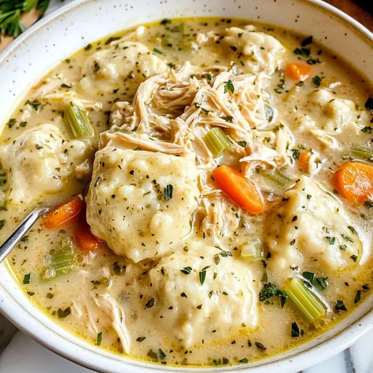 One Pot Chicken Dumpling Soup (with refrigerated biscuit dough!)