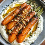 Roasted Carrots with Whipped Ricotta & Hot Honey