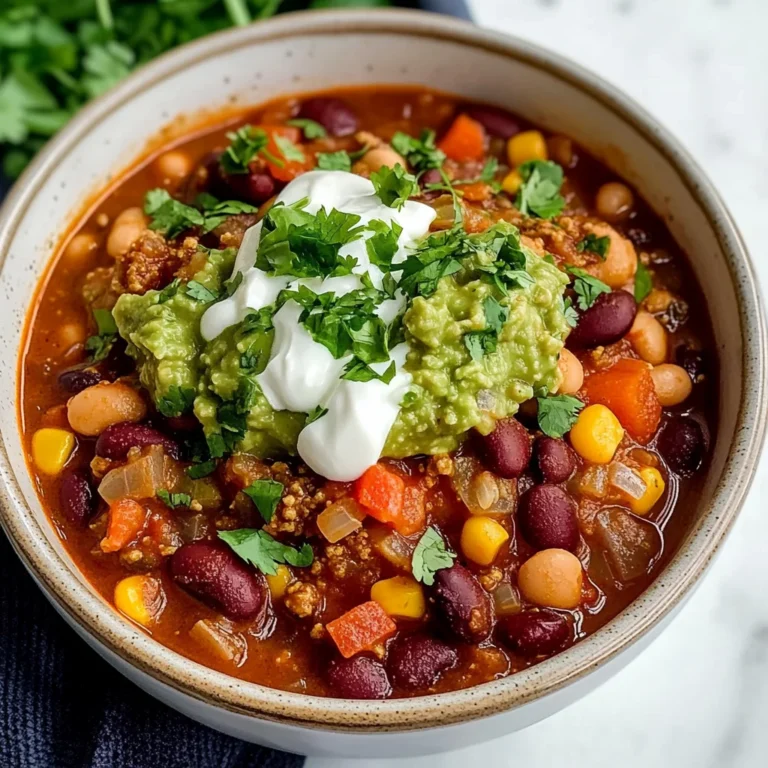 Simple Crockpot Vegetarian Chili Recipe