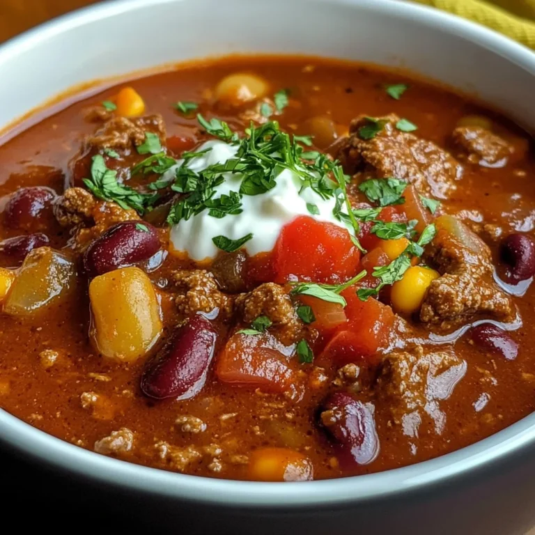 Slow Cooker Chili Recipe