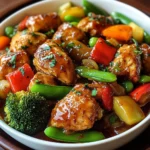Slow Cooker Honey Garlic Chicken And Veggies Recipe