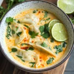 Thai Coconut Potsticker Soup
