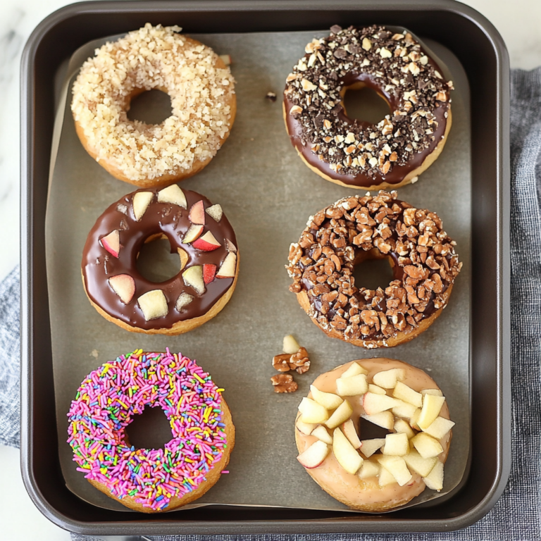 No Bake Apple Donuts