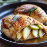 Apple and Brie Stuffed Chicken with Maple Dijon Glaze