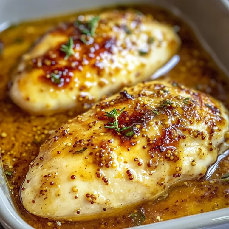 Baked Honey Mustard Chicken Breasts