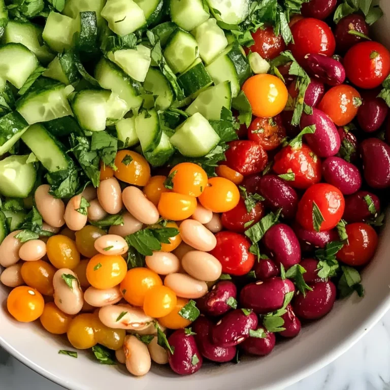 Best Double Bean Mediterranean Salad