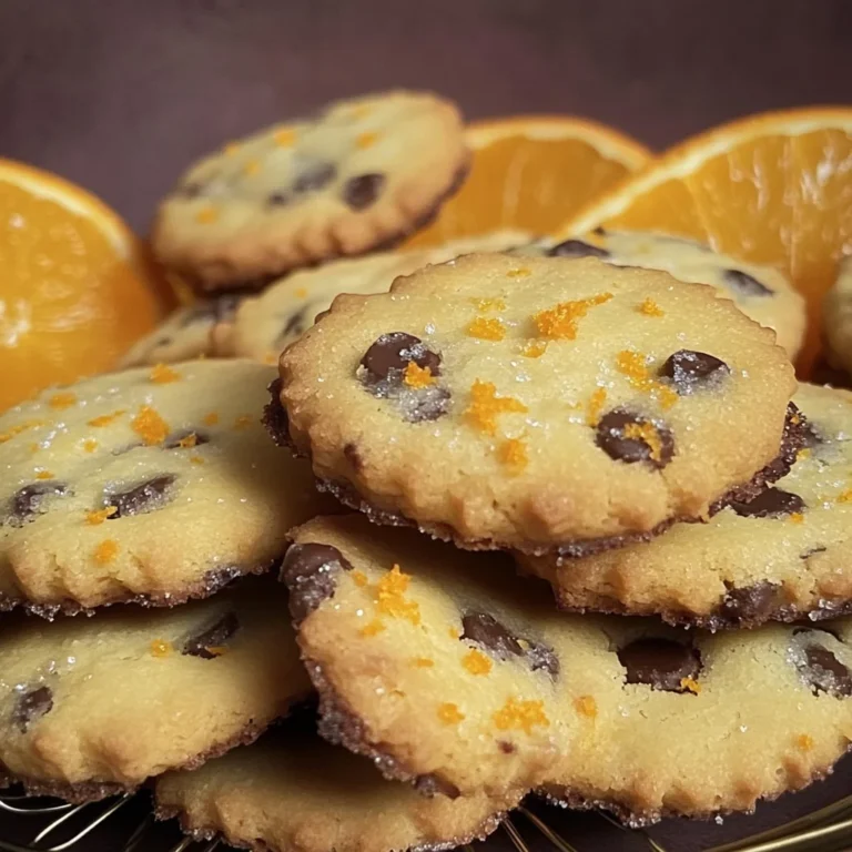 Chocolate orange shortbread