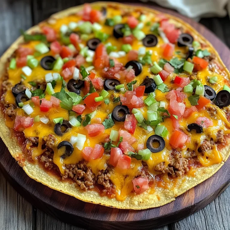 Crispy Mexican Pizza with Seasoned Beef and Refried Beans Recipe
