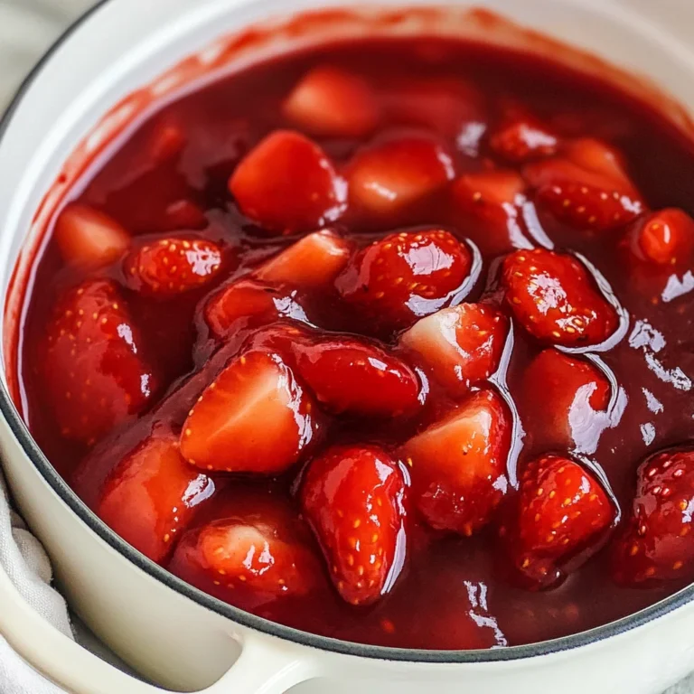 Easy Strawberry Topping (Strawberry Sauce)