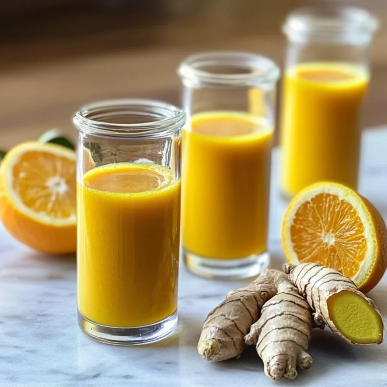 Lemon Ginger Turmeric Shot
