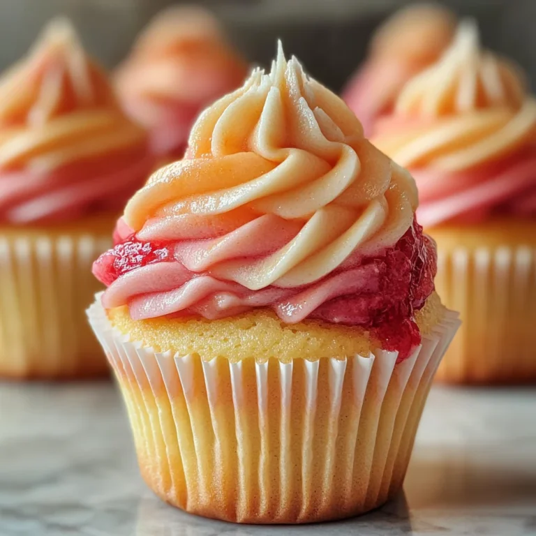 Mango Strawberry Sunset Cupcakes: A Delightful Recipe!