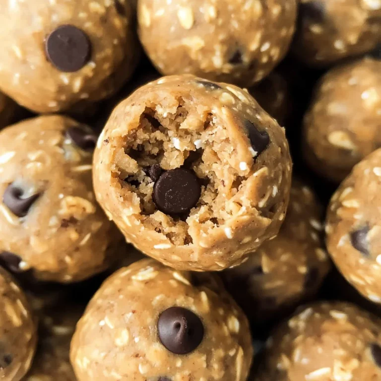 No Bake Protein Balls