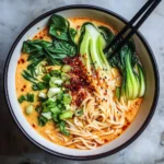 Quick Spicy Coconut Noodles