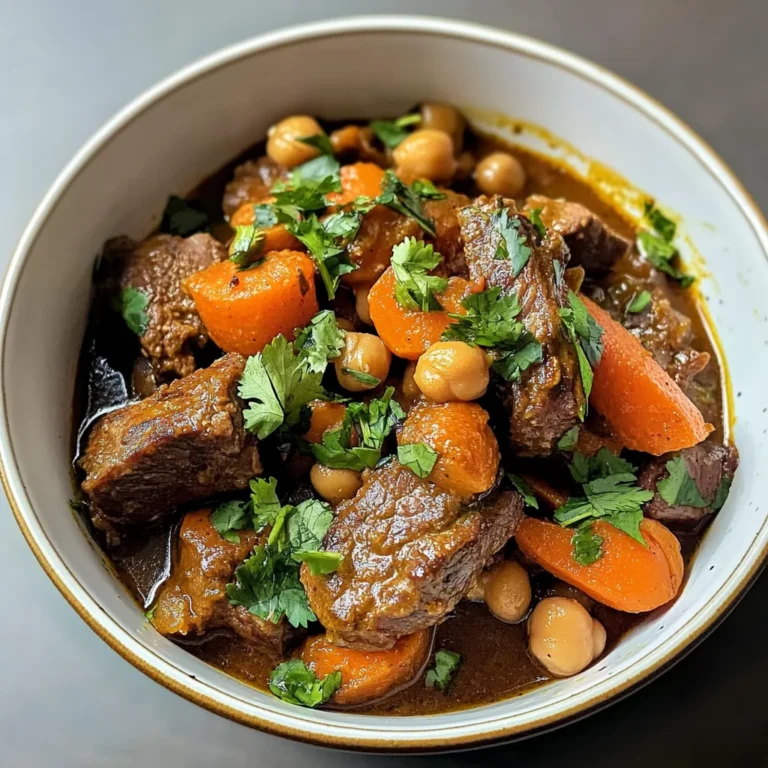 Slow Cooker Moroccan Lamb Tagine with Apricots