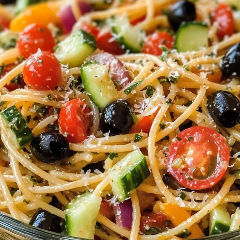 Spaghetti Pasta Salad