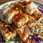 Sweet Chili Halloumi Wraps