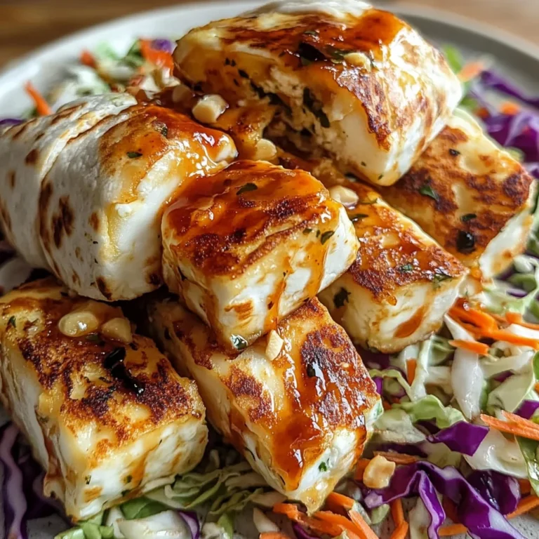 Sweet Chili Halloumi Wraps