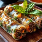 Thai Basil Beef Rolls – Fresh Thai Flavors in Every Bite