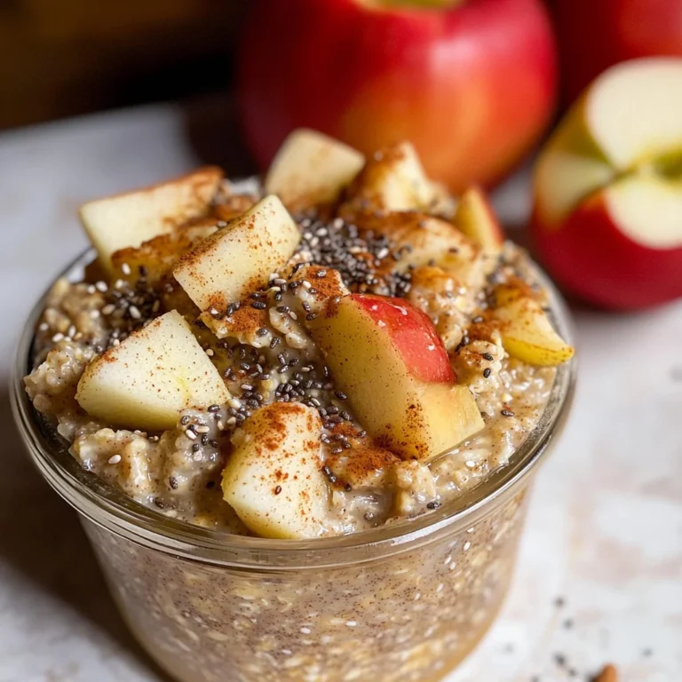 Apple Cinnamon Overnight Oats