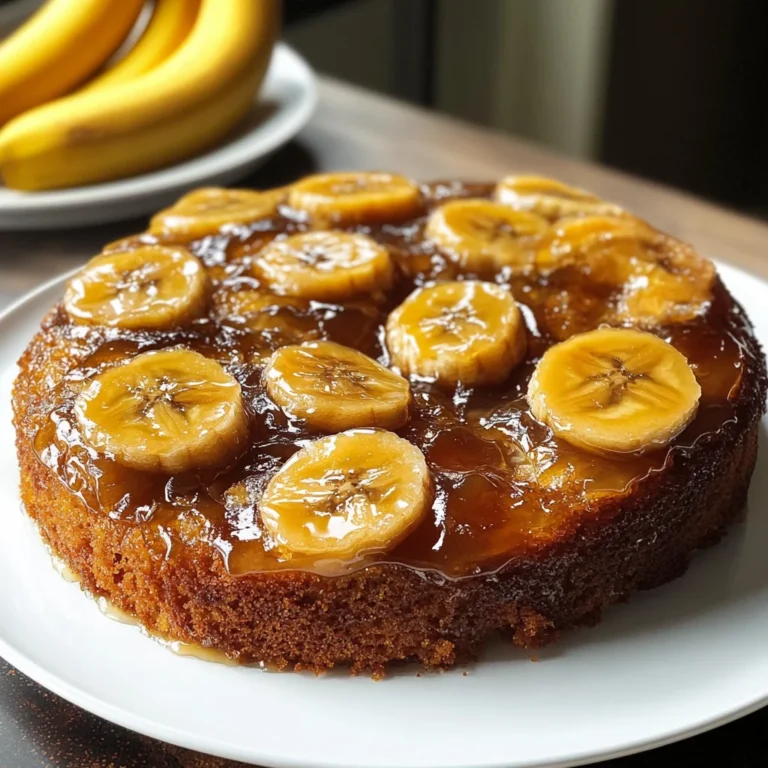 Banana Foster Upside Down Cake