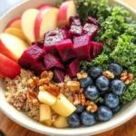 Beet Kale Quinoa Salad