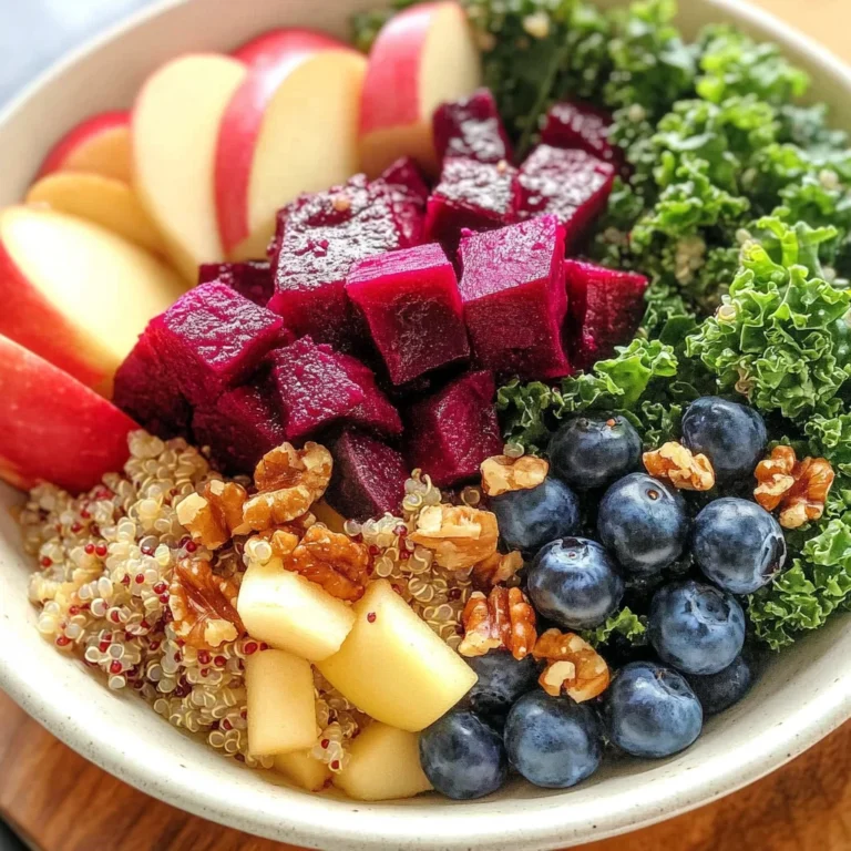 Beet Kale Quinoa Salad