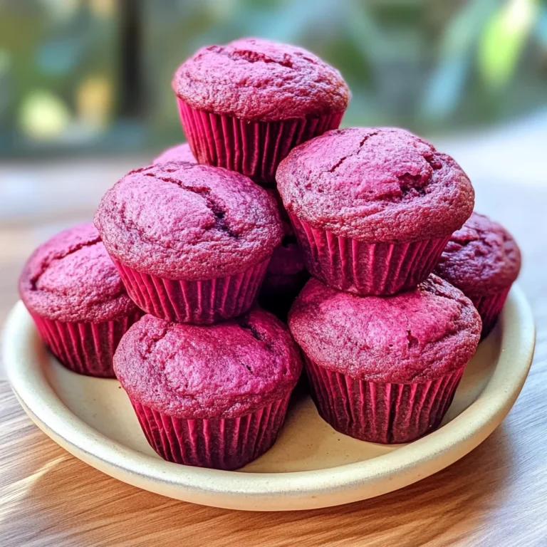 Beet Muffins for Babies