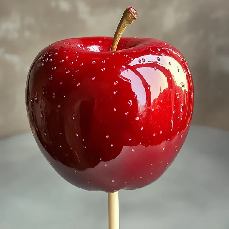Candy Apple Bliss: 4 Steps to Irresistible Sweetness
