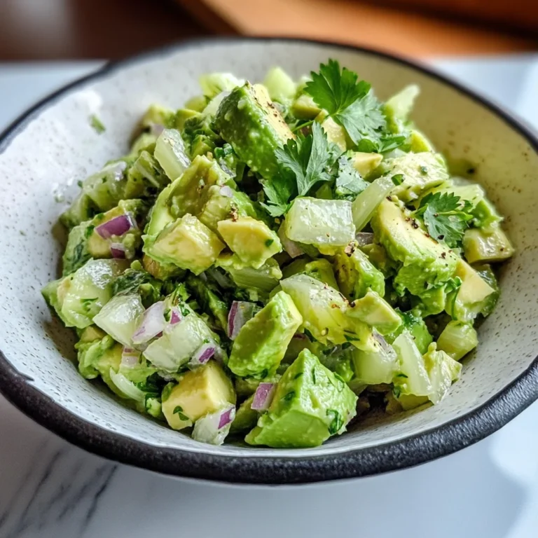 Celery and Avocado Salad