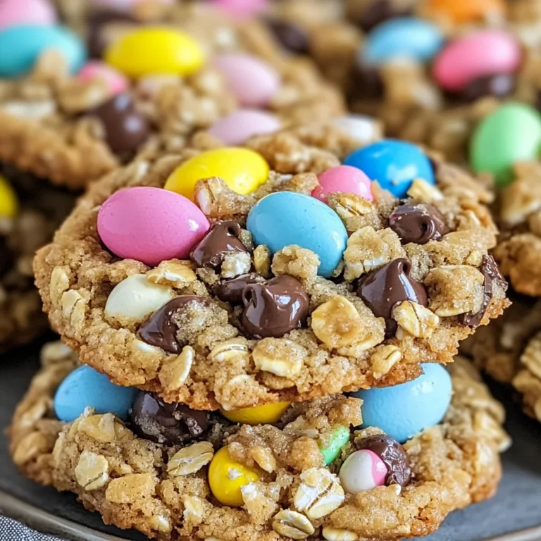 Chewy Cadbury Egg Oatmeal Chocolate Chip Easter Cookies Delight