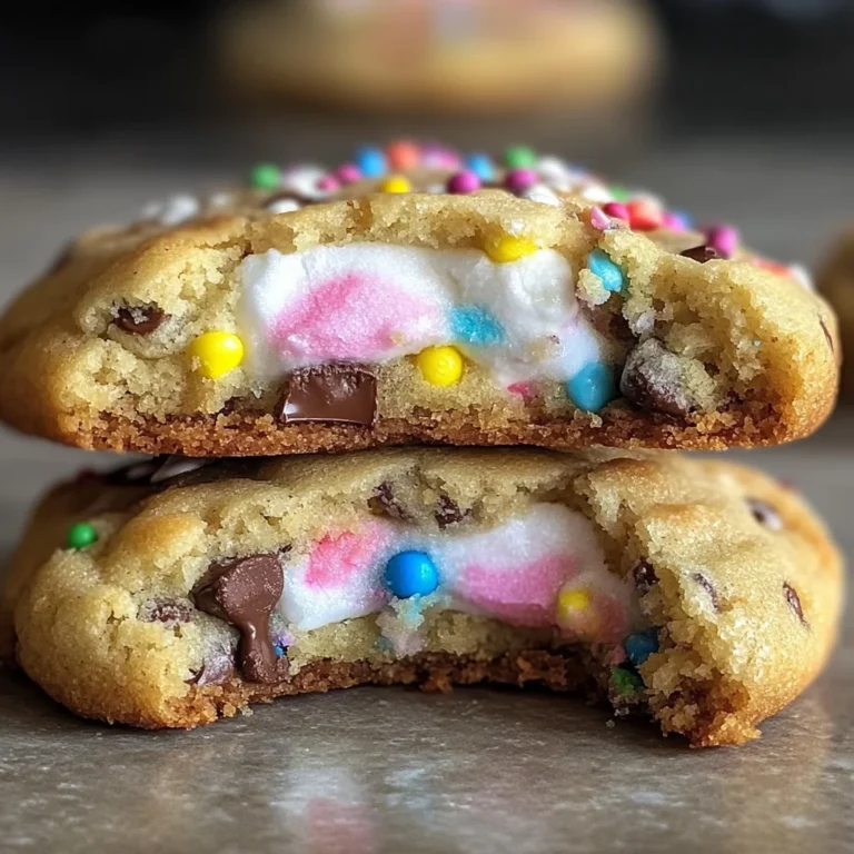 Chocolate Chip Peep Stuffed Easter Cookies
